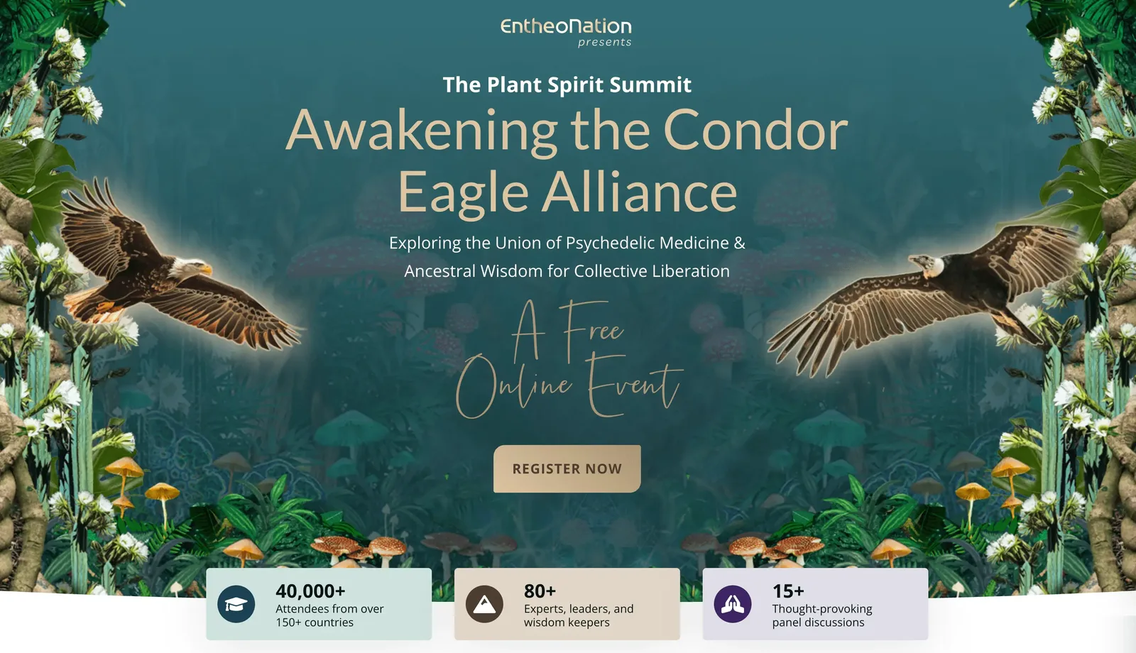 The Plant Spirit Summit, best virtual event examples, Lorna Li virtual summit