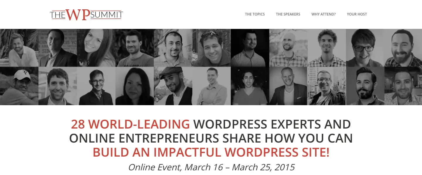 The WP Summit, Best virtual event examples, Jan Koch first summit