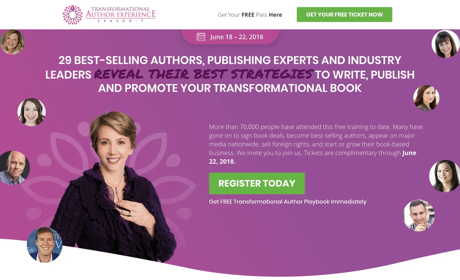 Transformational Author Summit, Christine Kloser, Best virtual event examples