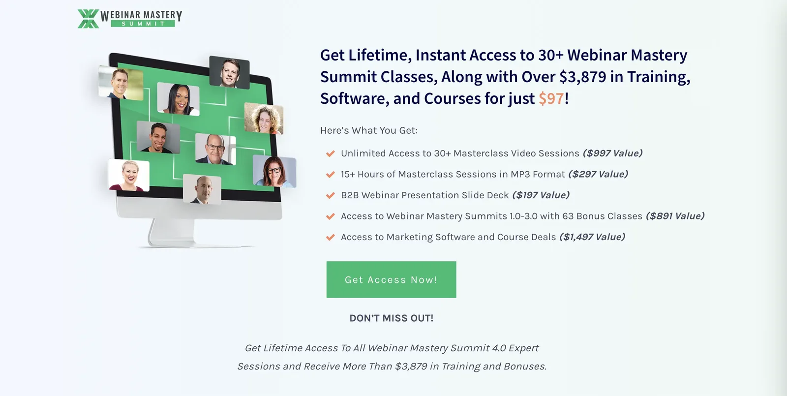 Webinar Mastery Summit, Jon Schumacher, best virtual event examples
