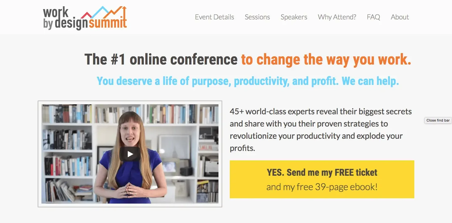 Work by Design Summit, Claire Diaz Ortiz, best virtual event examples