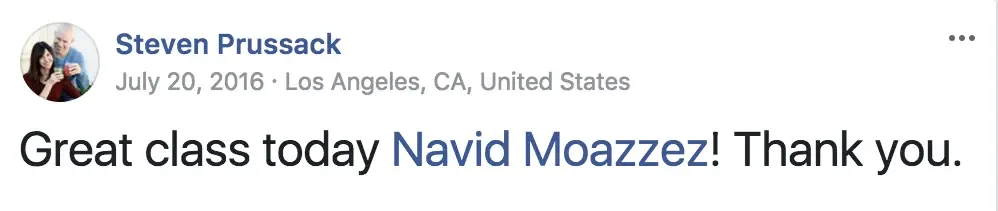 How to build relationships with influencers - Steven virtual summit workshop testimonial for Navid