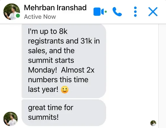 Tennis Summit Mehrban Iranshad summit results, Best virtual event examples
