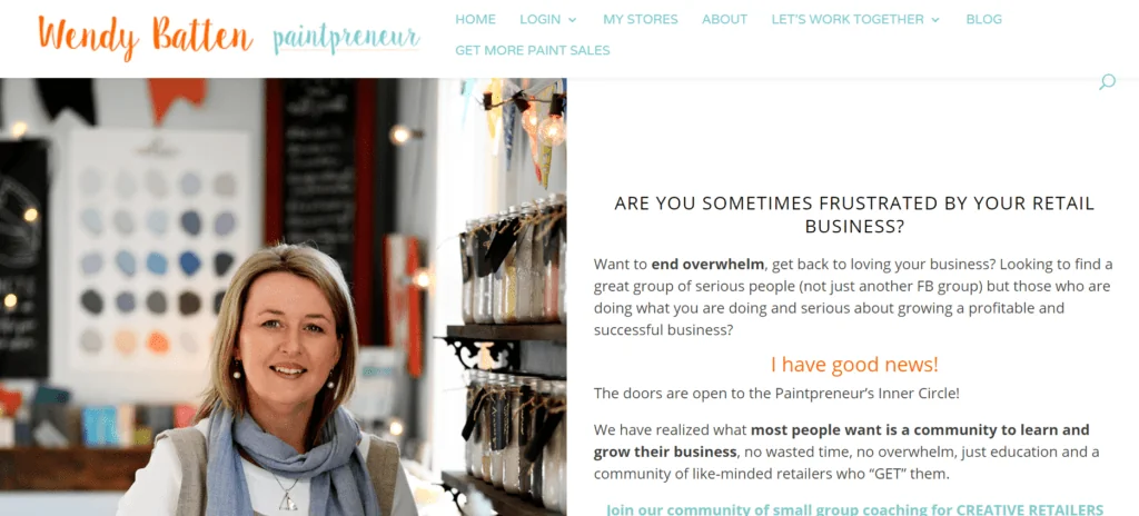 Wendy Batten's membership for paint retailers, a TRIBE case study