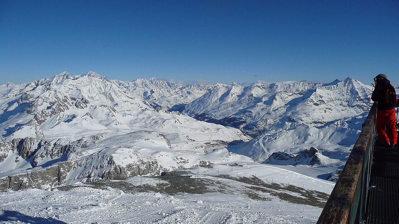 Tignes - Val d'Isère, France, one of the best ski resorts in the world
