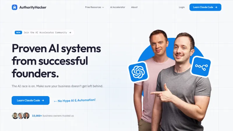 Authority Hacker Resource page