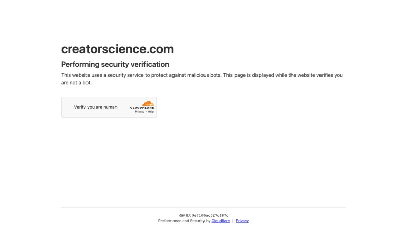 Creator Science - Home Page