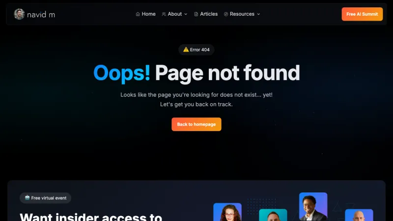 Navid Moazzez – Now page