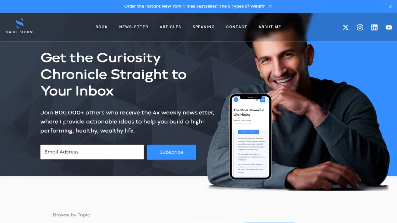 Sahil Bloom Category Page