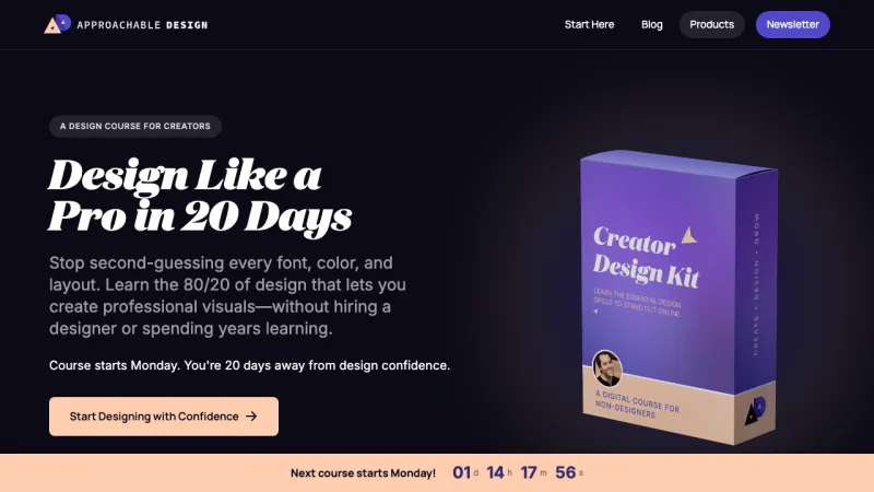 The Creator Design Kit (paid email course)